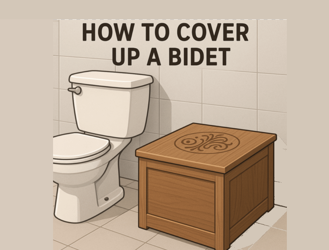 Bidet Conversion | How to Cover Up a Bidet