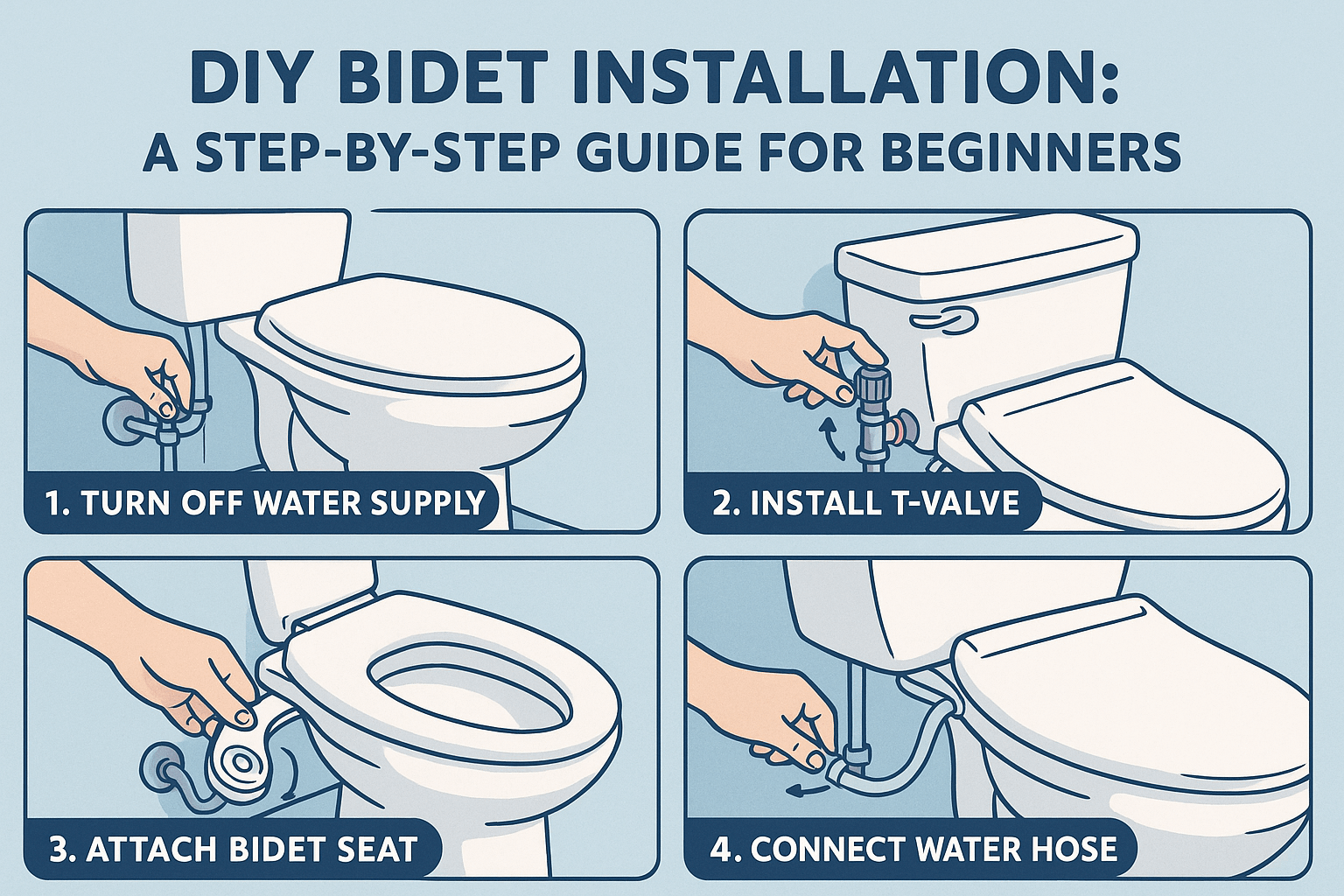 Bidet Conversion | DIY Bidet Installation: A Step-by-Step Guide for Beginners