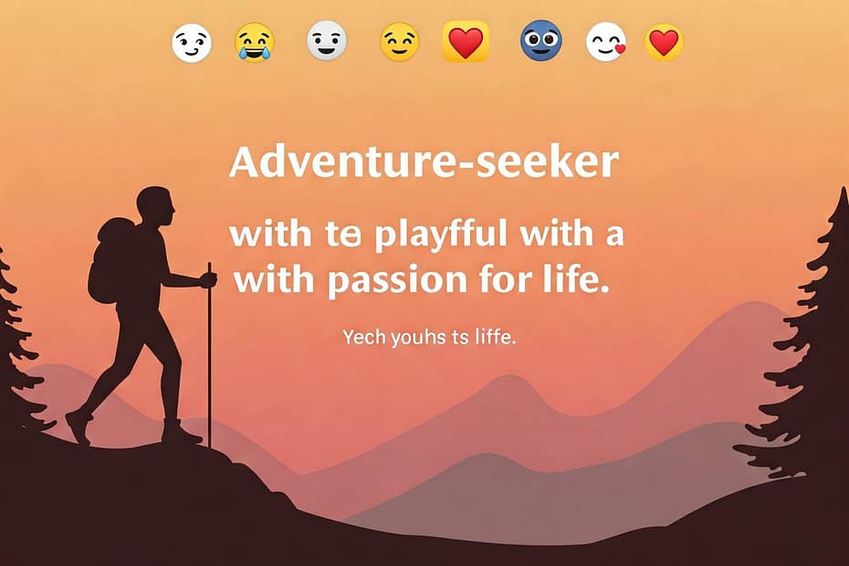 Dating app bio